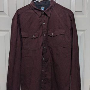 KÜHL Long-sleeved Button Shirt-Medium